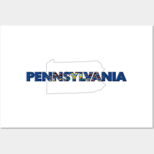 Pennsylvania Colored State Letters Posters and Art